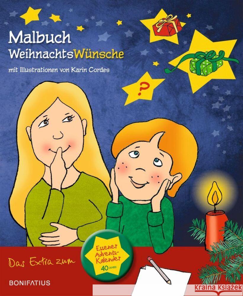 Malbuch WeihnachtsWünsche : Das Extra zum Essener Adventskalender  9783897107380 Bonifatius-Verlag - książka