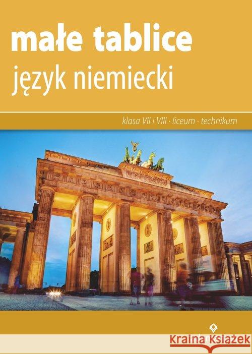 Małe tablice. Język niemiecki w. 2019 ADAMANTAN Czauderna Maciej Gross Robert 9788373504660 Adamantan - książka