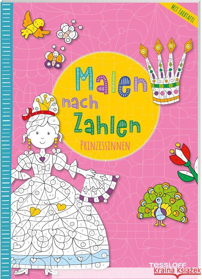 Malen nach Zahlen. Prinzessinnen  9783788645991 Tessloff Verlag Ragnar Tessloff GmbH & Co. KG - książka