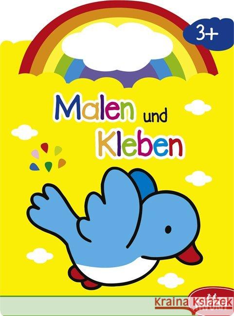 Malen und Kleben - Vogel  9783849440190 Neuer Favorit Verlag - książka