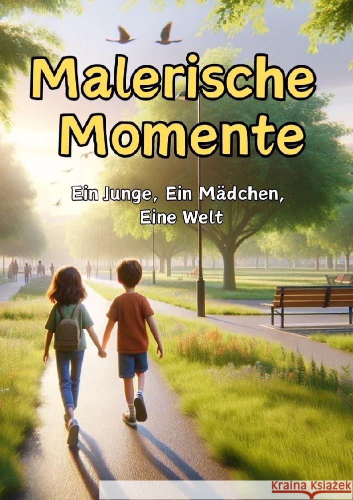 Malerische Momente: Ein Junge, Ein M?dchen, Eine Welt Maxi Pinselzauber 9783384123473 Tredition Gmbh - książka