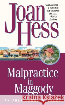 Malpractice in Maggody Joan Hess 9781982183493 Simon & Schuster - książka