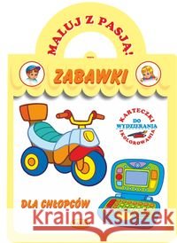 Maluj z pasją. Zabawki dla chłopców Budek Mariola 9788365485052 Pasja - książka
