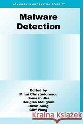 Malware Detection Mihai Christodorescu Somesh Jha Douglas Maughan 9781441940957 Not Avail - książka