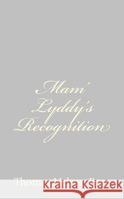 Mam' Lyddy's Recognition Thomas Nelson Page 9781484893104 Createspace - książka