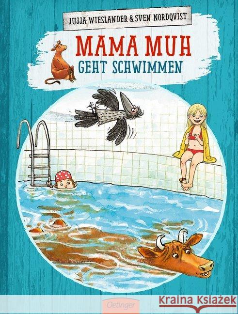 Mama Muh geht schwimmen Wieslander, Jujja 9783789178757 Oetinger - książka