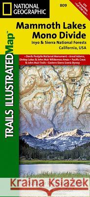 Mammoth Lakes, Mono Divide Map [Inyo and Sierra National Forests] National Geographic Maps 9781566952668 Not Avail - książka