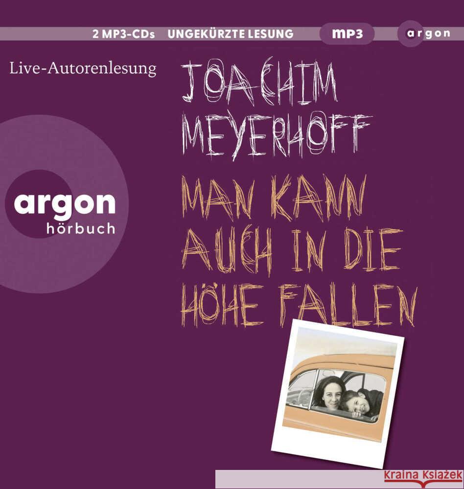 Man kann auch in die Höhe fallen, 2 Audio-CD, 2 MP3 Meyerhoff, Joachim 9783839821930 argon - książka