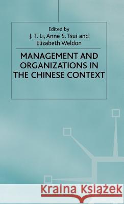 Management and Organizations in the Chinese Context  9780333744116 PALGRAVE MACMILLAN - książka
