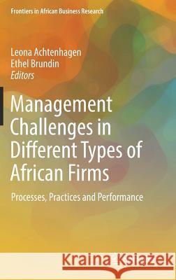 Management Challenges in Different Types of African Firms: Processes, Practices and Performance Achtenhagen, Leona 9789811045356 Springer - książka