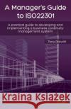 Manager's Guide to ISO 22301 It Governance Publishing 9781849284677 Itgp