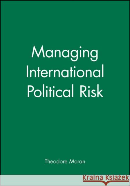 Managing International Political Risk  9780631208808 BLACKWELL PUBLISHERS - książka