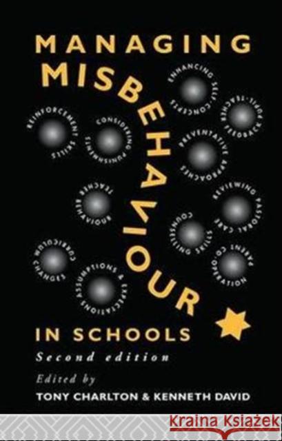 Managing Misbehaviour in Schools Tony Charlton 9781138411227 Routledge - książka