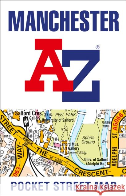 Manchester A-Z Pocket Street Map A-Z Maps 9780008445263 HarperCollins Publishers - książka