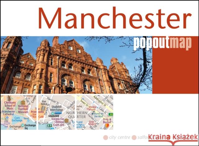 Manchester PopOut Map: Pocket size, pop-up map of Manchester city centre  9781914515774 Heartwood Publishing - książka