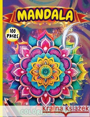 Mandala 6 Coloring Book: Stress Relieving Mandala Designs for Adults Relaxation Peter 9780014729074 Peter Strul - książka