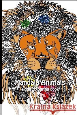 Mandala Animals: Adult Colouring Book Stephanie Tran 9781542979221 Createspace Independent Publishing Platform - książka