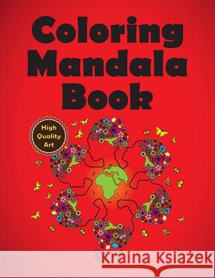 Mandala coloring book: Printable coloring mandala book Pandot, Arts and Crafts 9781517140274 Createspace - książka