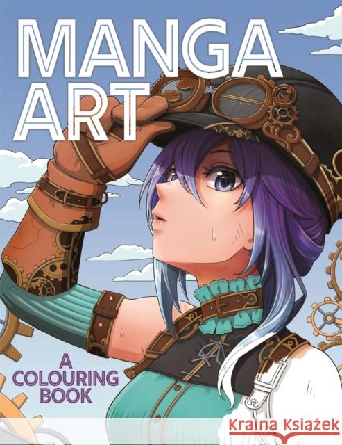 Manga Art: A Colouring Book Shirley Tan 9781915751102 Michael O'Mara Books Ltd - książka