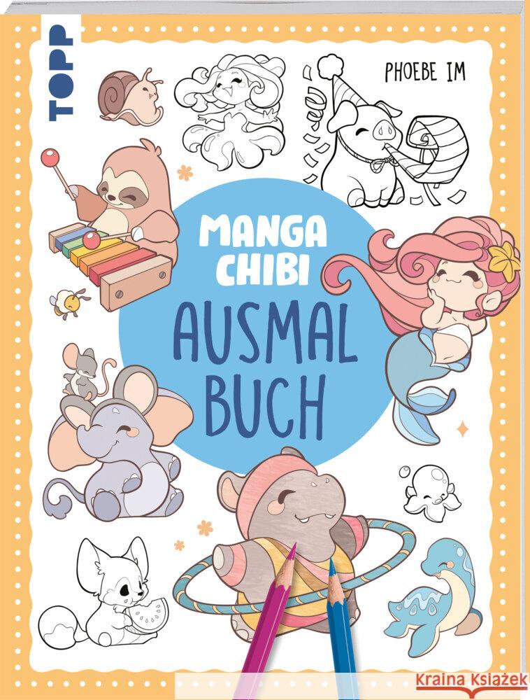 Manga Chibi Ausmalbuch Im, Phoebe 9783735892102 Frech - książka