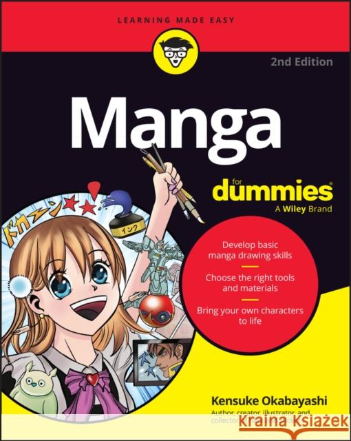 Manga For Dummies Kensuke Okabayashi 9781394281114 For Dummies - książka