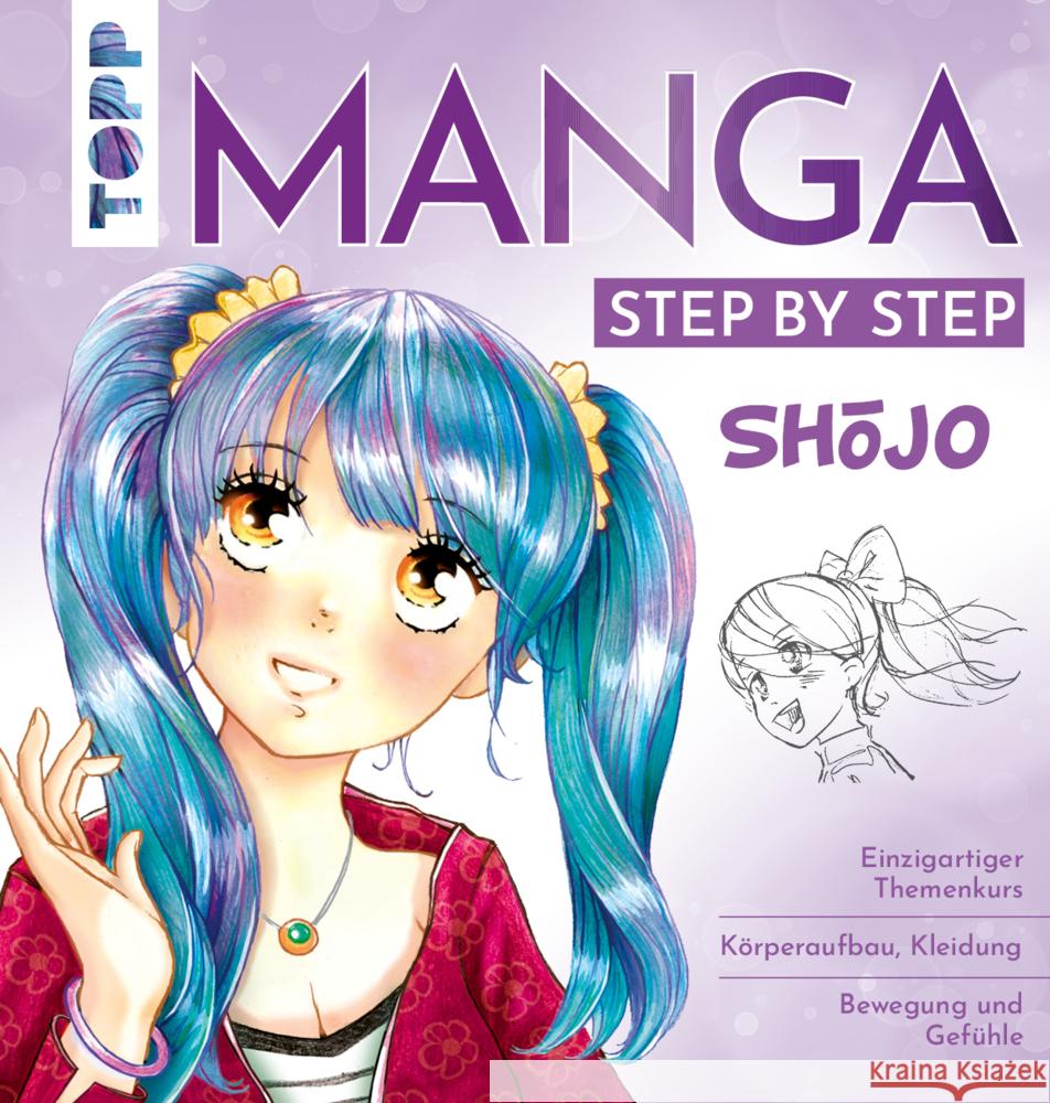 Manga Step by Step Sh jo Keck, Gecko 9783735880406 Frech - książka
