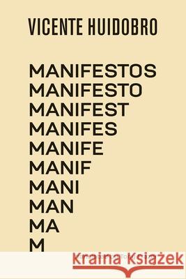Manifestos Vicente Huidobro, Tony Frazer 9781848616950 Shearsman Books - książka