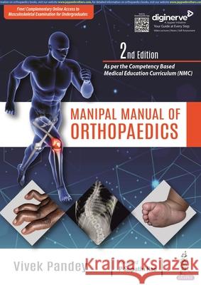 Manipal Manual of Orthopaedics Vivek Pandey 9789356961784 Jaypee Brothers Medical Publishers - książka