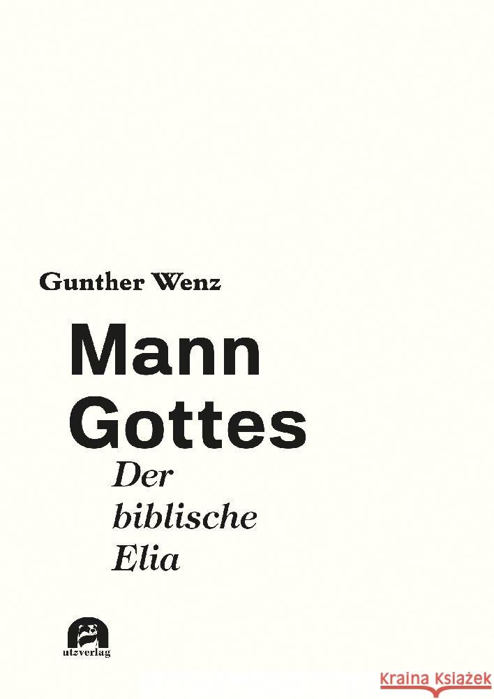 Mann Gottes Wenz, Gunther 9783831650378 Utz Verlag - książka