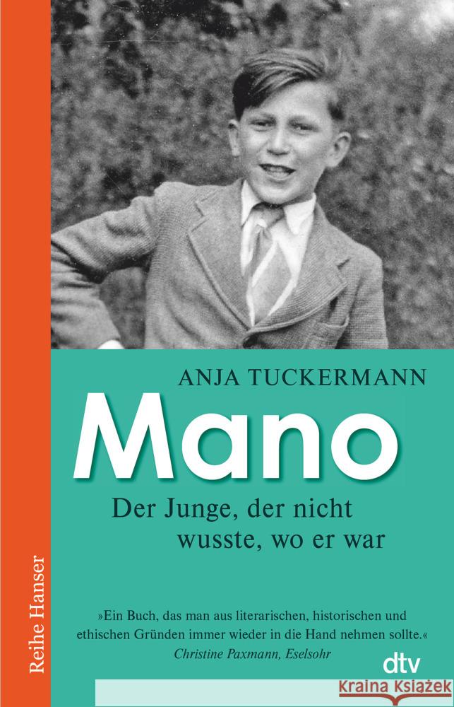 Mano Der Junge, der nicht wusste, wo er war Tuckermann, Anja 9783423627603 DTV - książka