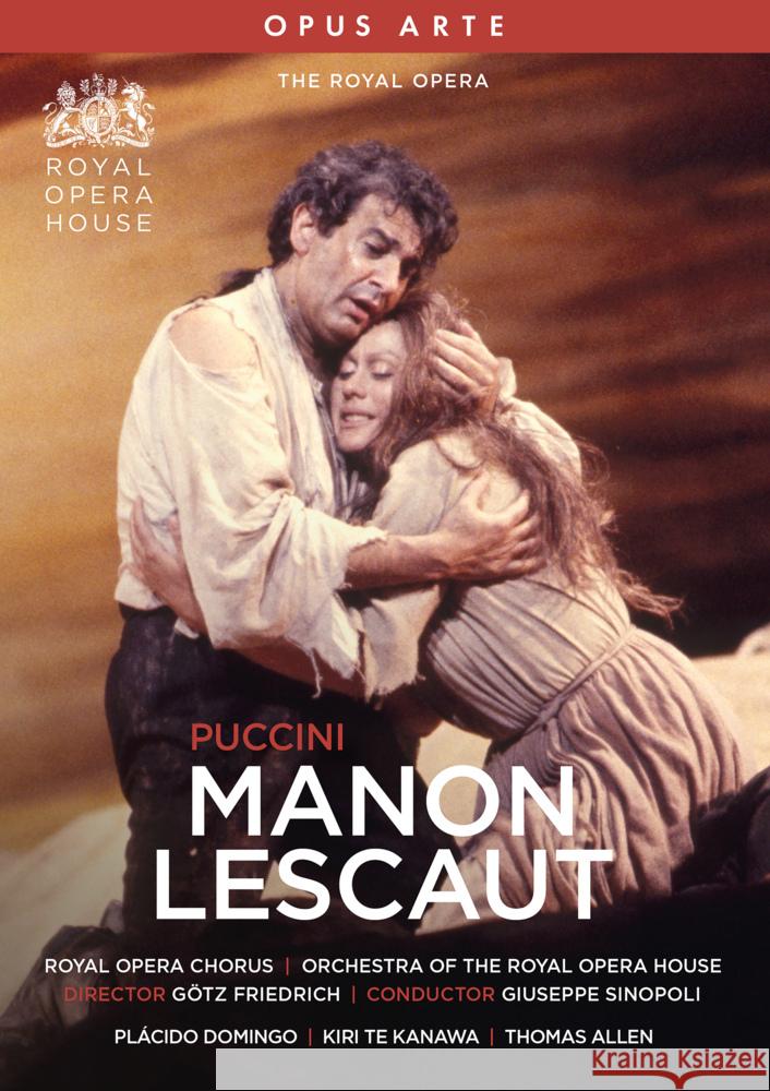 Manon Lescaut, 1 DVD Puccini, Giacomo 0809478013426 Opus Arte - książka