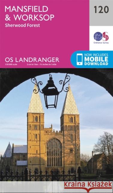 Mansfield & Worksop, Sherwood Forest Ordnance Survey 9780319262184 Ordnance Survey - książka