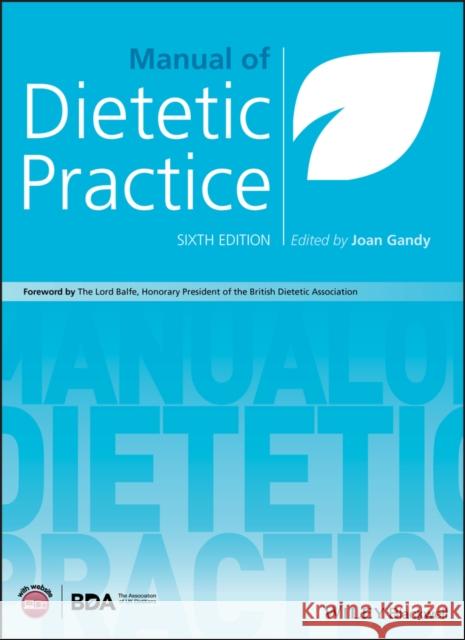 Manual of Dietetic Practice Joan Gandy 9781119235927 John Wiley and Sons Ltd - książka