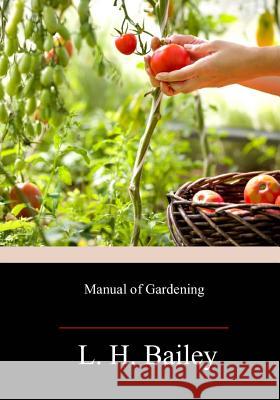 Manual of Gardening L. H. Bailey 9781719304078 Createspace Independent Publishing Platform - książka