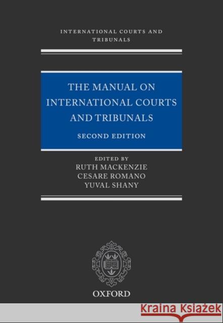 Manual on International Courts and Tribunals MacKenzie, Ruth 9780199545278  - książka