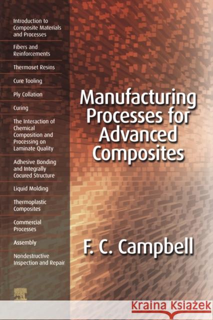 Manufacturing Processes for Advanced Composites Flake Campbell F. C. Campbell F. C. Campbel 9781856174152 Elsevier Science - książka