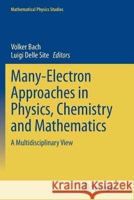 Many-Electron Approaches in Physics, Chemistry and Mathematics: A Multidisciplinary View Bach, Volker 9783319343044 Springer - książka