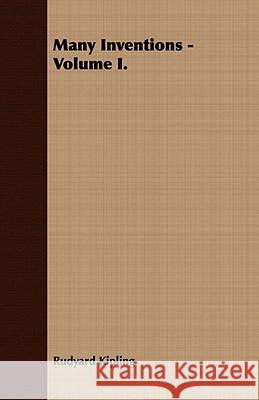 Many Inventions - Volume I. Rudyard Kipling 9781409764625  - książka