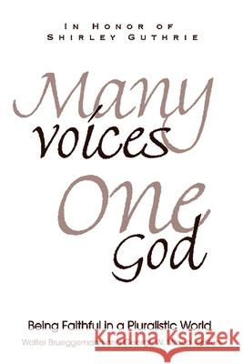 Many Voices, One God: Being Faithful in a Pluralistic World Walter Brueggemann, George W. Stroup 9780664257576 Westminster/John Knox Press,U.S. - książka