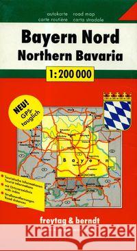 Map-Bavaria Northern  9783850848572 Freytag & Berndt - książka