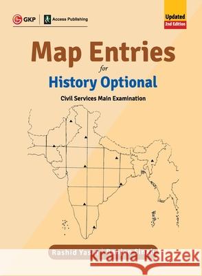 Map Entries for History Optional 2ed Rashid Yasin Singh Ranjan 9789389573749 G.K Publications Pvt.Ltd - książka