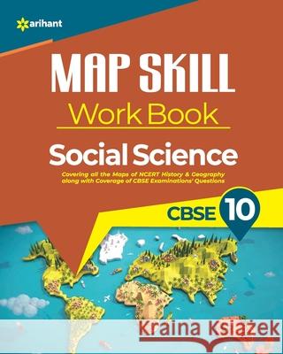 Map Skill Work Book CBSE 10th Arihant Experts 9789325790421 Arihant Publication India Limited - książka