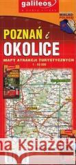 Mapa atrakcji tur. - Poznań i okolice pół.1:50 000 praca zbiorowa 9788378680871 Plan - książka