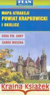 Mapa dla aktywnych - Powiat Krapkowicki 1:40 000 praca zbiorowa 9788360180266 Plan