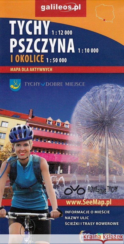 Mapa dla aktywnych - Pszczyna,Tychy i okolice  9788365916211 Plan - książka