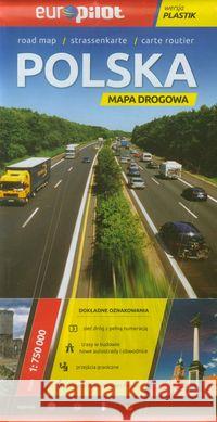 Mapa Drogowa EuroPilot. Polska plastik  9788374756556 Daunpol - książka