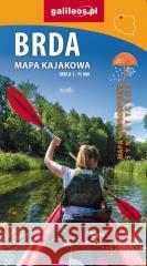 Mapa kajakowa - Brda wodoodporna 1:75 000 praca zbiorowa 9788367281256 Plan - książka