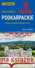 Mapa Podkarpackie 101 atrakcji turystycznych praca zbiorowa 9788381846080 Compass - książka