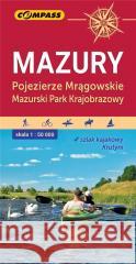 Mapa tur. - Mazury. Pojezierze Mrągowskie 1:50 000 praca zbiorowa 9788381843959 Compass - książka