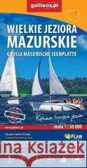 Mapa tur. - Wielkie Jeziora Mazurskie 1:50 000 praca zbiorowa 9788366493223 Plan - książka